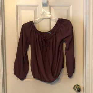 Off the shoulder blouse